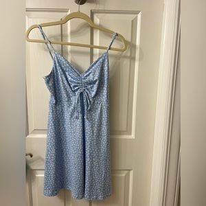 Altar’d State blue floral mini dress